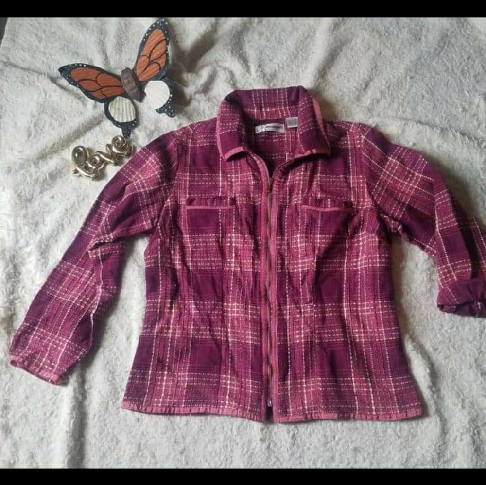 Zip up  sweater jacket from Dress Barn